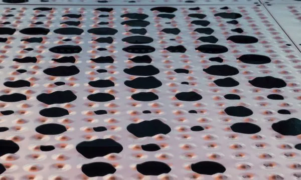 Metal fabrication machinery and formed components in a workshop